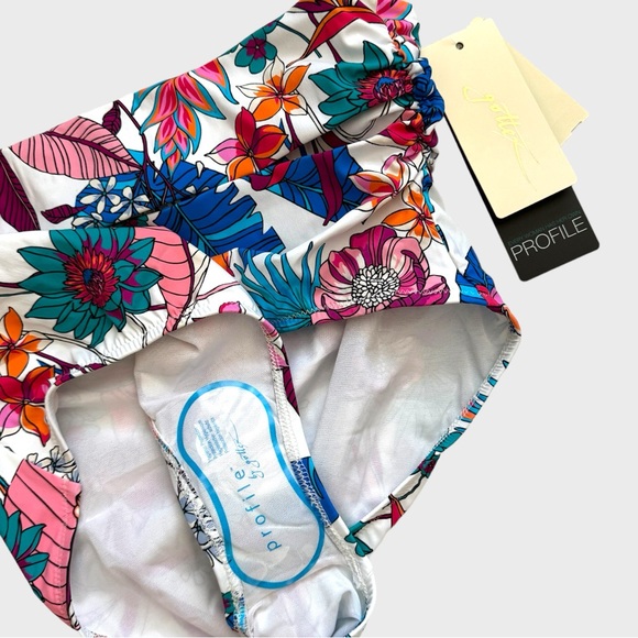 Profile by Gottex Women’s High Waist Bohemain Gypsy Swim Bottom size 14, 16 NWT - Picture 7 of 7